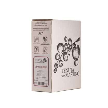 Bag in Box Vino Rosso da 5 litri cantina Tenuta San Martino